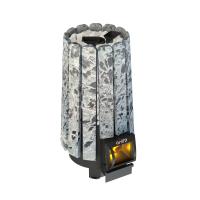 Дровяная банная печь Grill'D Cometa Vega 180 Short Stone Pro (Серпентинит)