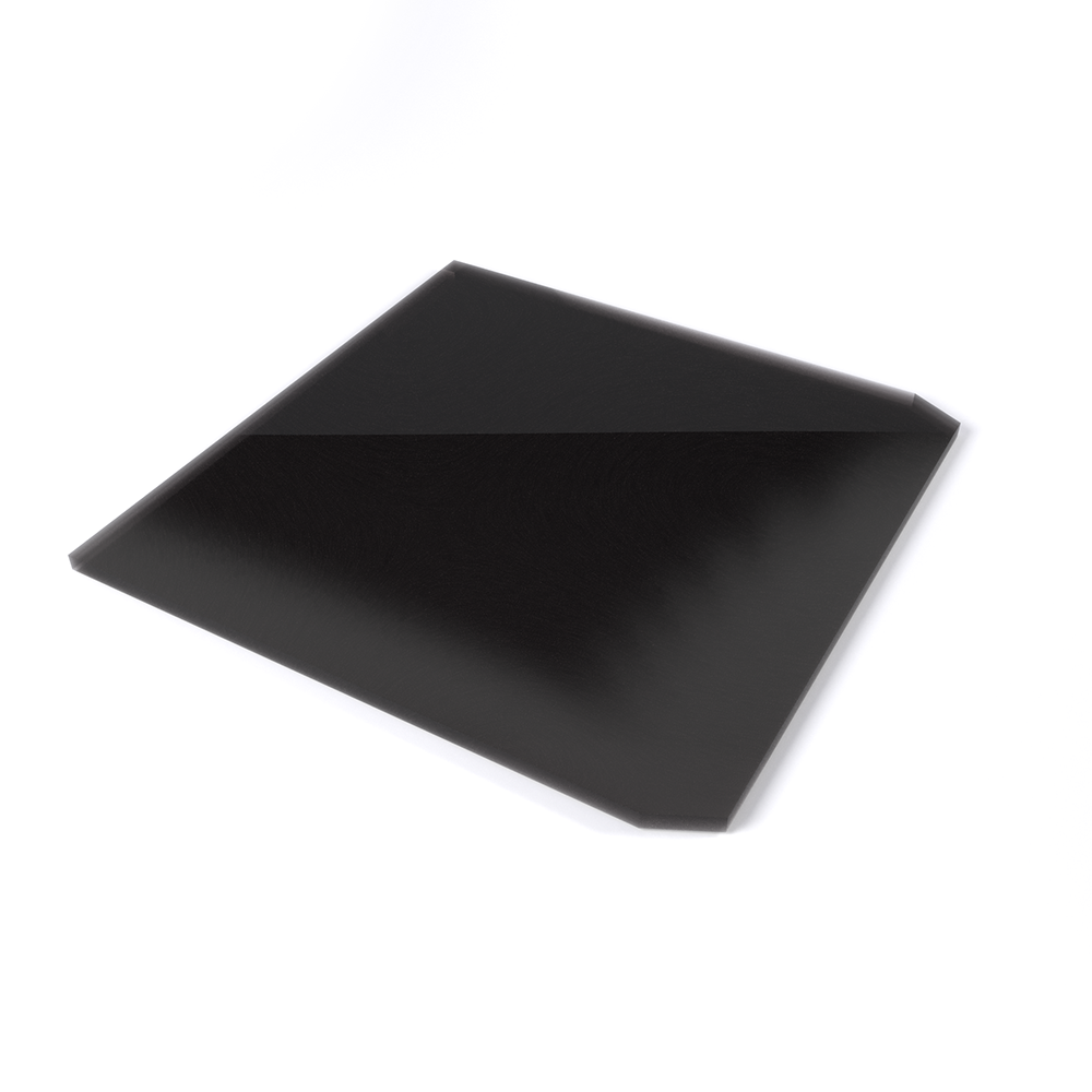 Лист стеклянный напольный BLACK (1100х1100х8мм) СП-2