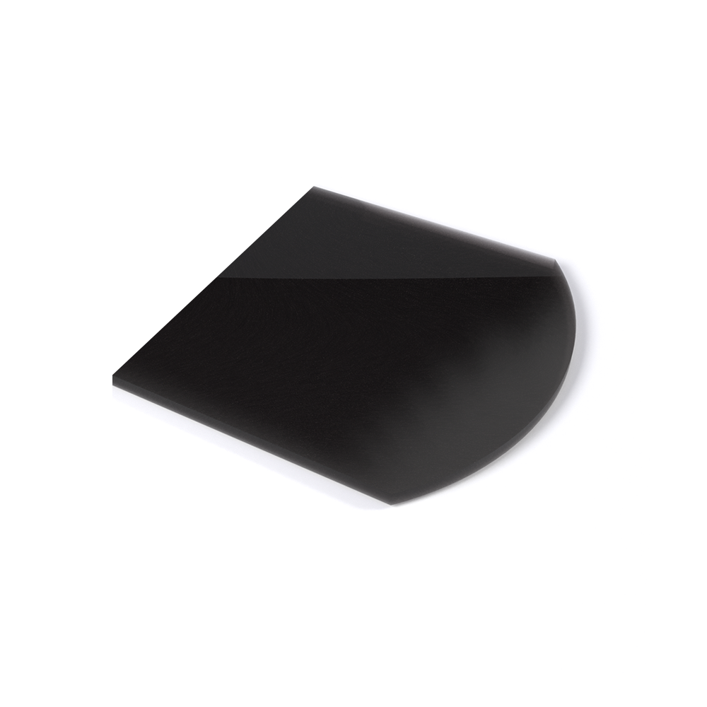 Лист стеклянный напольный BLACK (1100х1100х8мм) СП-3