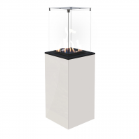 Газовый обогреватель (уличный) PATIO/MINI/M/G30/37MBAR/B- белое стекло, с ручным упр. (8,2кВт)
