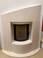 Облицовка MADERIA + топка 200 RK T1 black (Hark)
